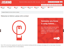 Tablet Screenshot of oshino-lamps.co.uk